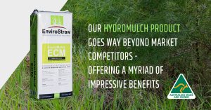 OUR HYDROMULCH PRODUCT GOES WAY BEYOND MARKET COMPETITORS – OFFERING A MYRIAD OF IMPRESSIVE BENEFITS.