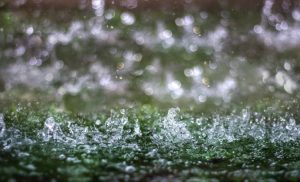 Effects of raindrops on soil